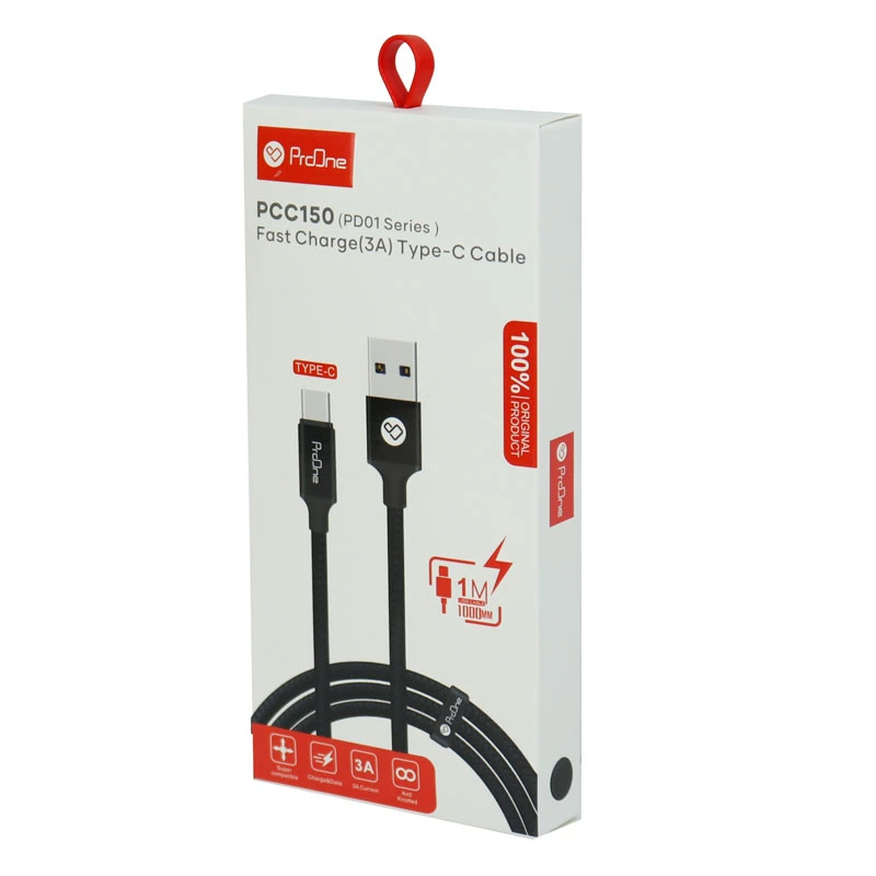 کابل فست شارژ ProOne PD01 Series PCC150 3A Type-C 1m