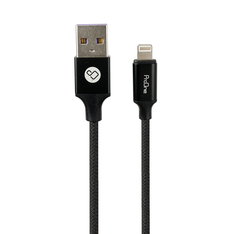 کابل آیفونی فست شارژ ProOne PD01 Series PCC155 3A 1m