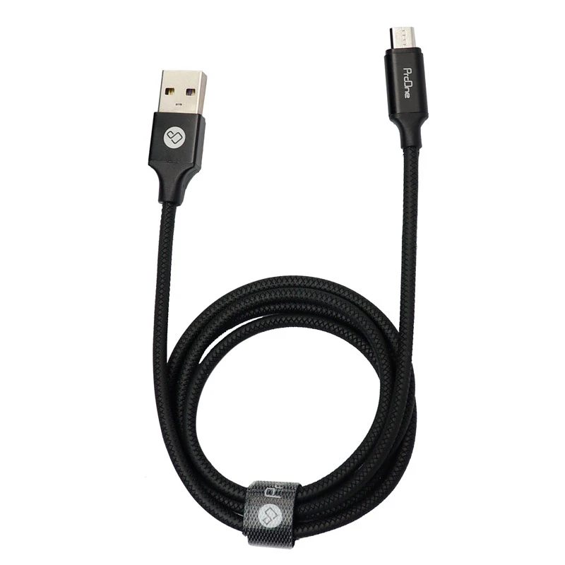 کابل میکرو یو اس بی فست شارژ ProOne PD01 Series PCC160 3A 1m