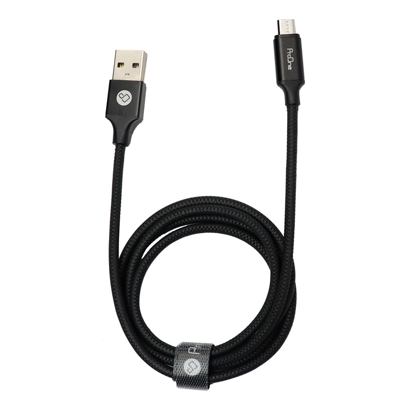کابل میکرو یو اس بی فست شارژ ProOne PD01 Series PCC160 3A 1m