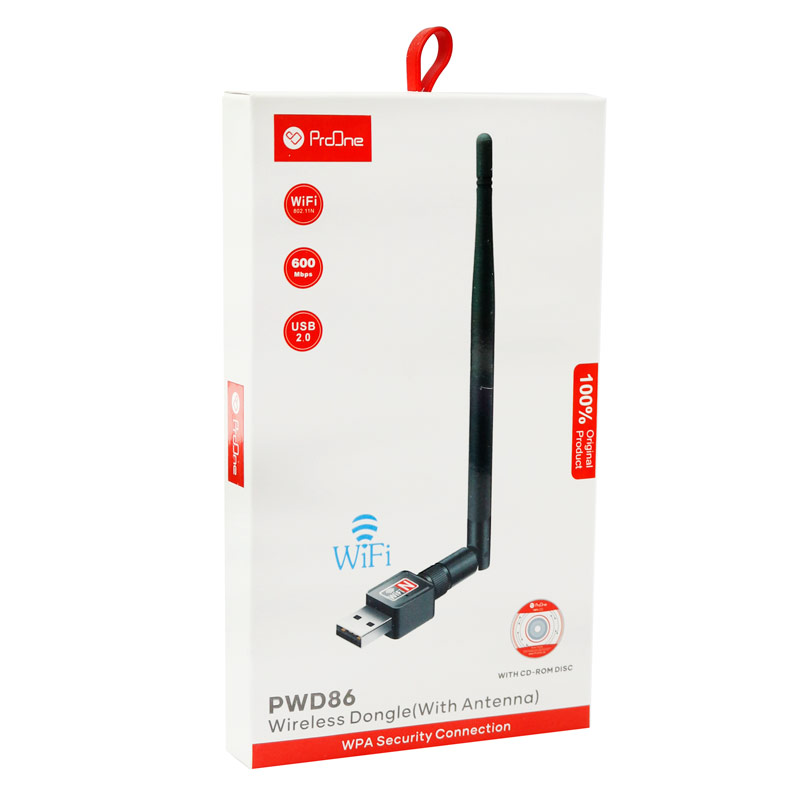 کارت شبکه بی سیم آنتن دار ProOne PWD86 600Mbps