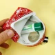 کیف هندزفری کوله ای ورنی گل دار