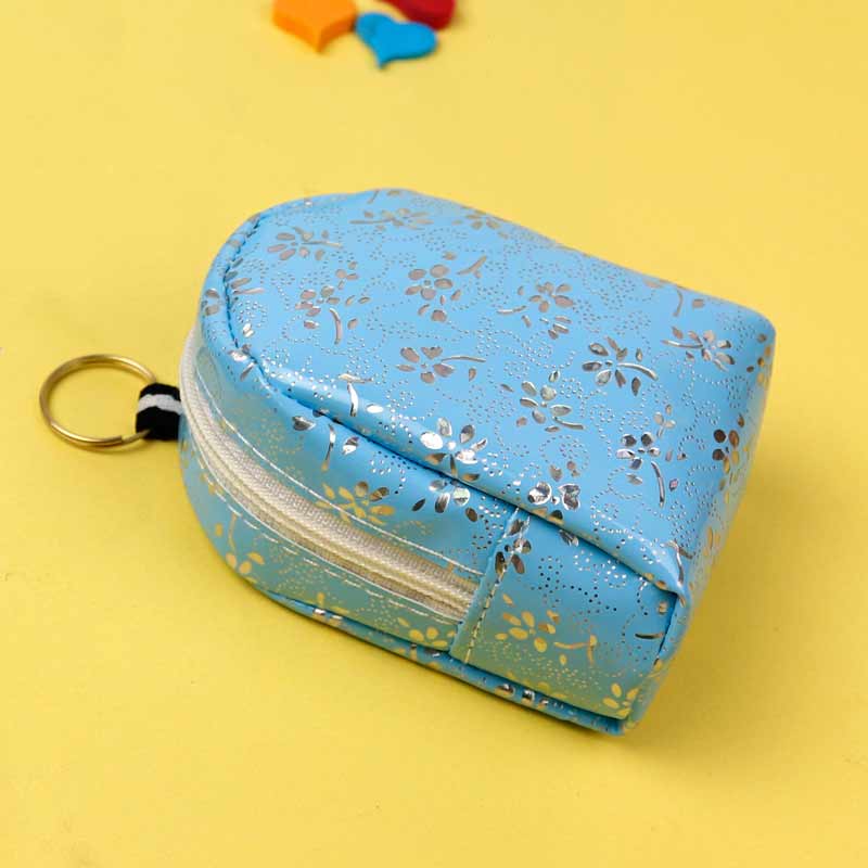 کیف هندزفری کوله ای ورنی گل دار