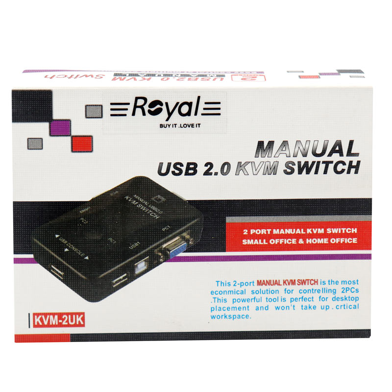 سوییچ Royal KVM-2UK KVM