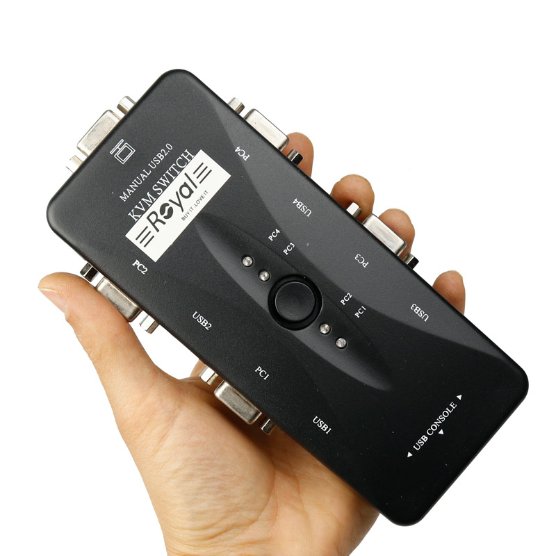 سوییچ Royal KVM-4UK 4Port KVM