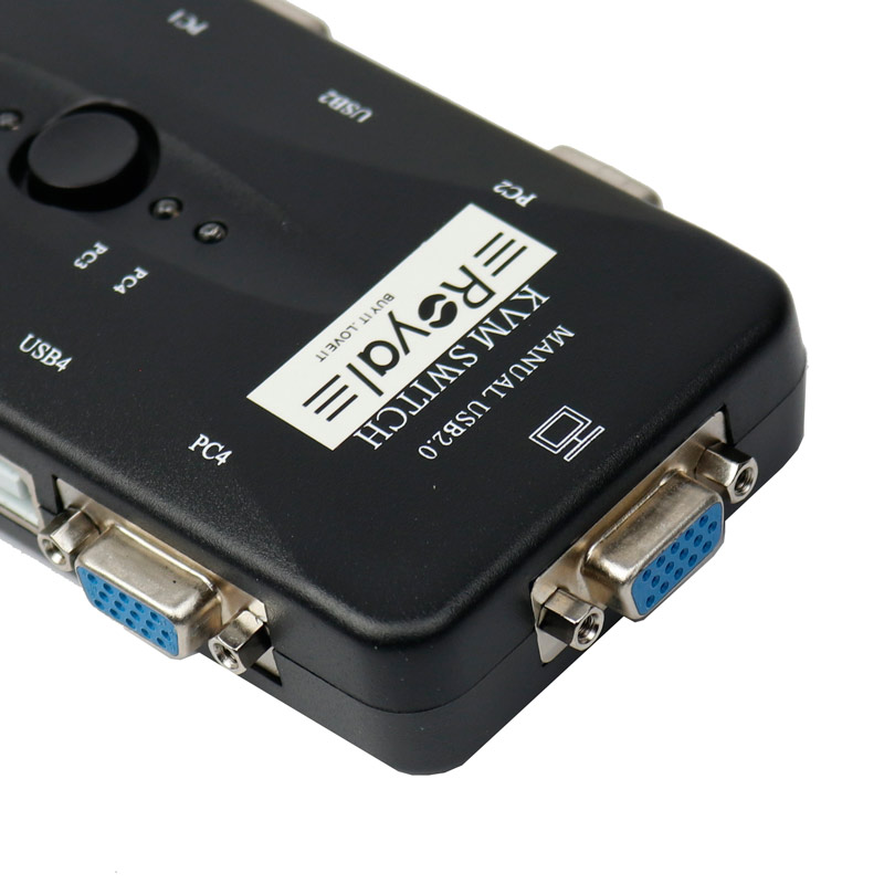 سوییچ Royal KVM-4UK 4Port KVM