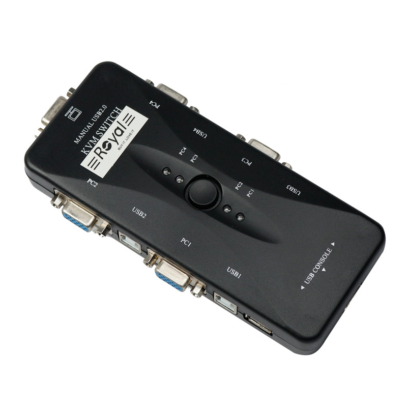سوییچ Royal KVM-4UK 4Port KVM
