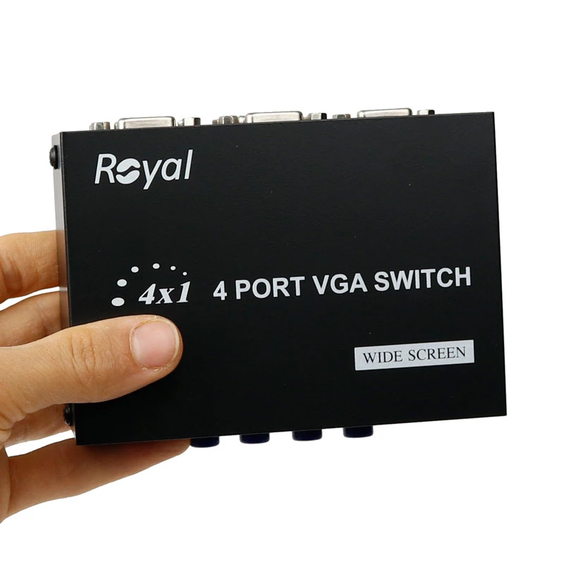 سوییچ 4 پورت VGA رویال VGA-15-4