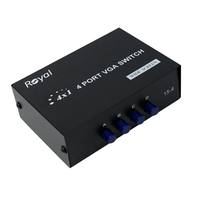 سوییچ 4 پورت VGA رویال VGA-15-4