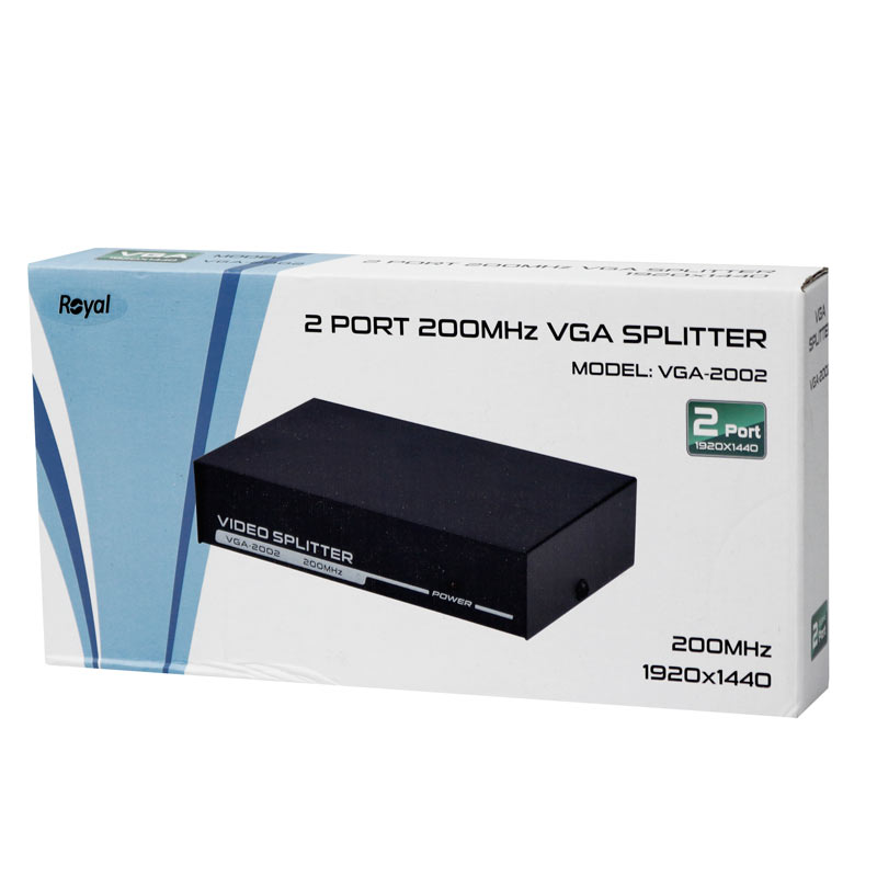 اسپلیتر Royal VGA-2002 VGA 2Port