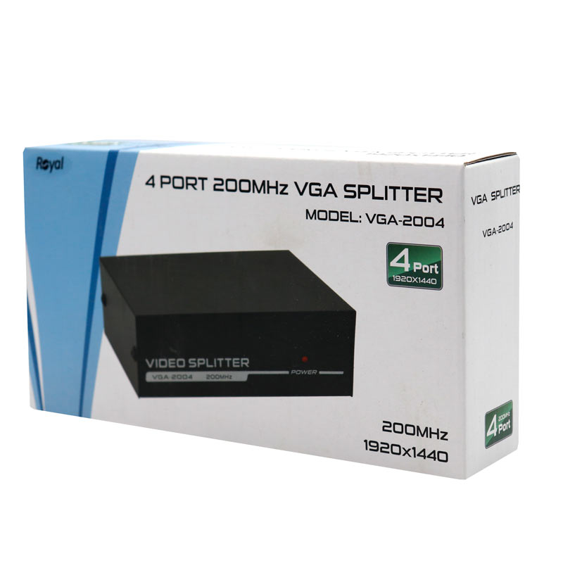 اسپلیتر Royal VGA-2004 VGA 4Port