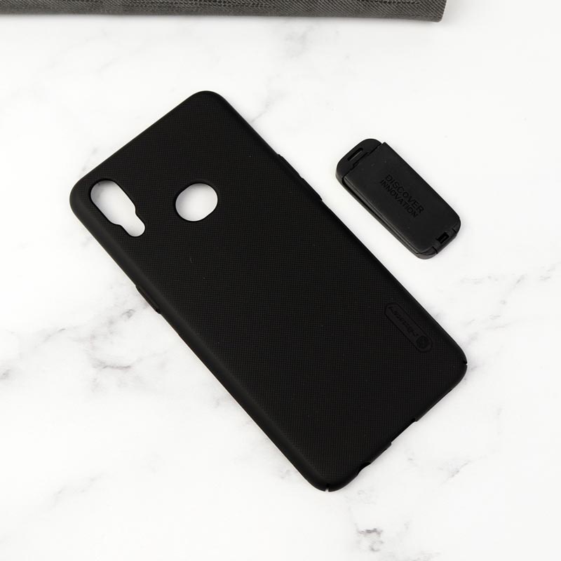 قاب اورجینال ضدضربه Super Frosted نیلکین Samsung A10s مشکی