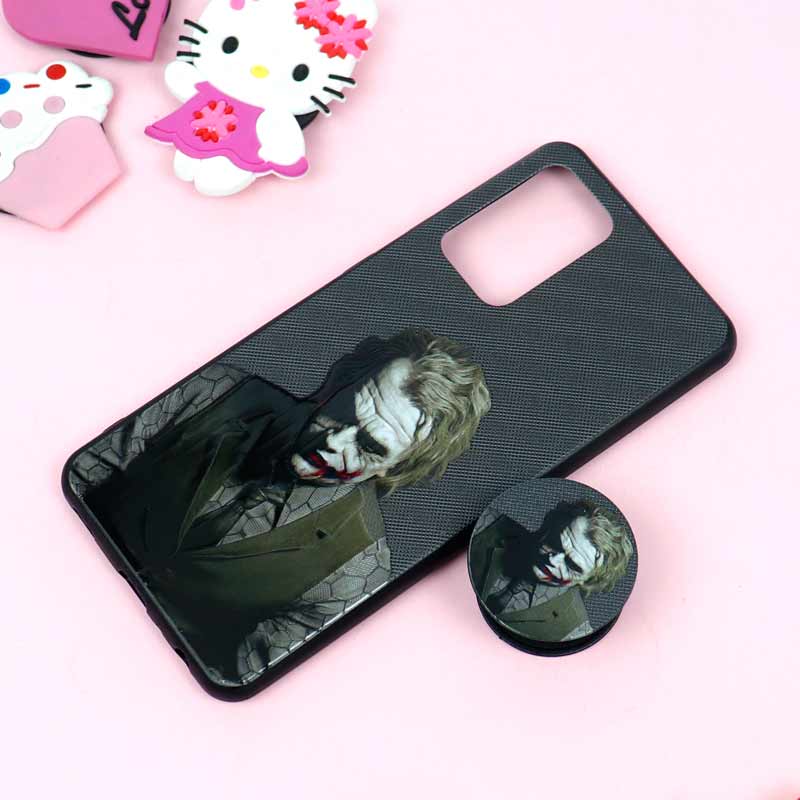 قاب فانتزی برجسته + پاپ سوکت طرح Joker سامسونگ A52 سری D