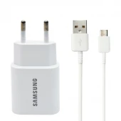 شارژر دیواری فست شارژ Samsung C9 2.1A + کابل Type-C