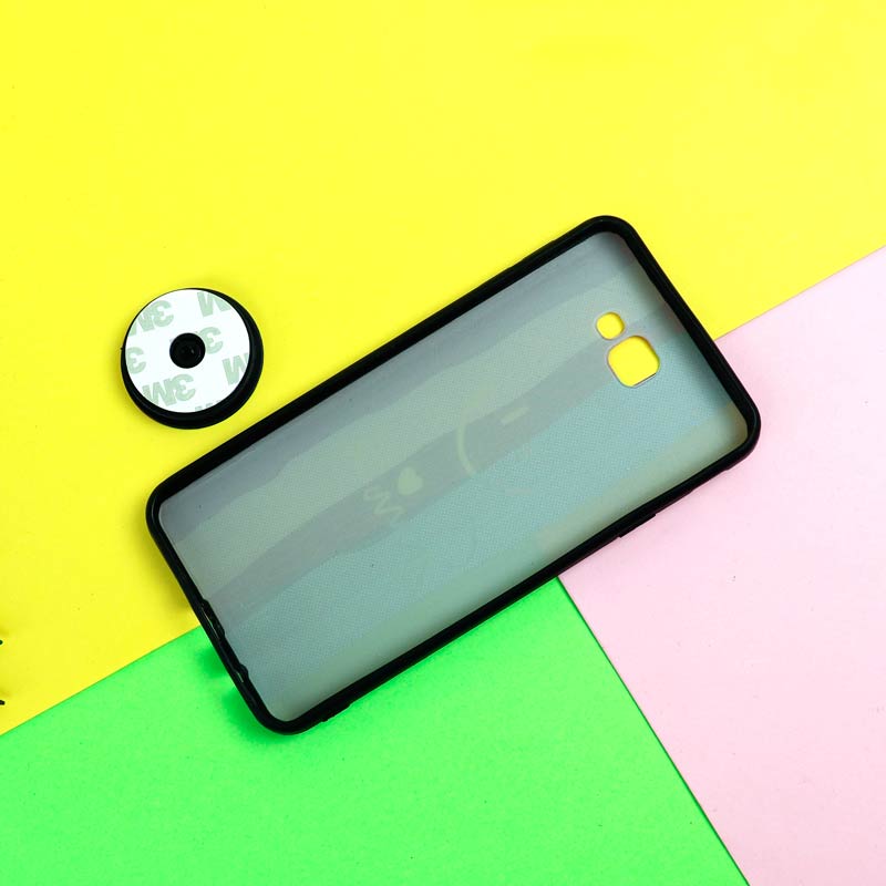 قاب فانتزی برجسته + پاپ سوکت طرح رنگین کمان سامسونگ J7 Prime سری D