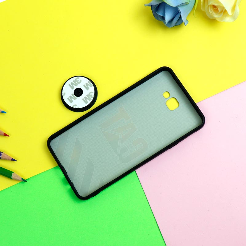 قاب فانتزی برجسته + پاپ سوکت طرح CAT سامسونگ J7 Prime سری D