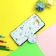 قاب فانتزی برجسته + پاپ سوکت طرح گل سامسونگ J7 Prime سری D