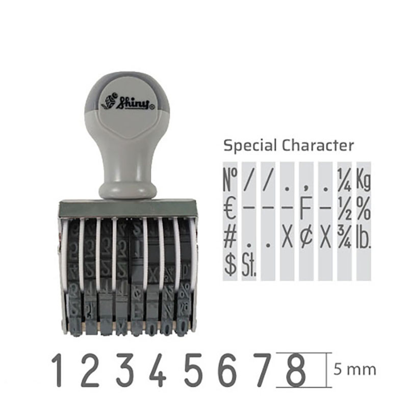 مهر شماره زن لاتین شاینی Shiny N-38