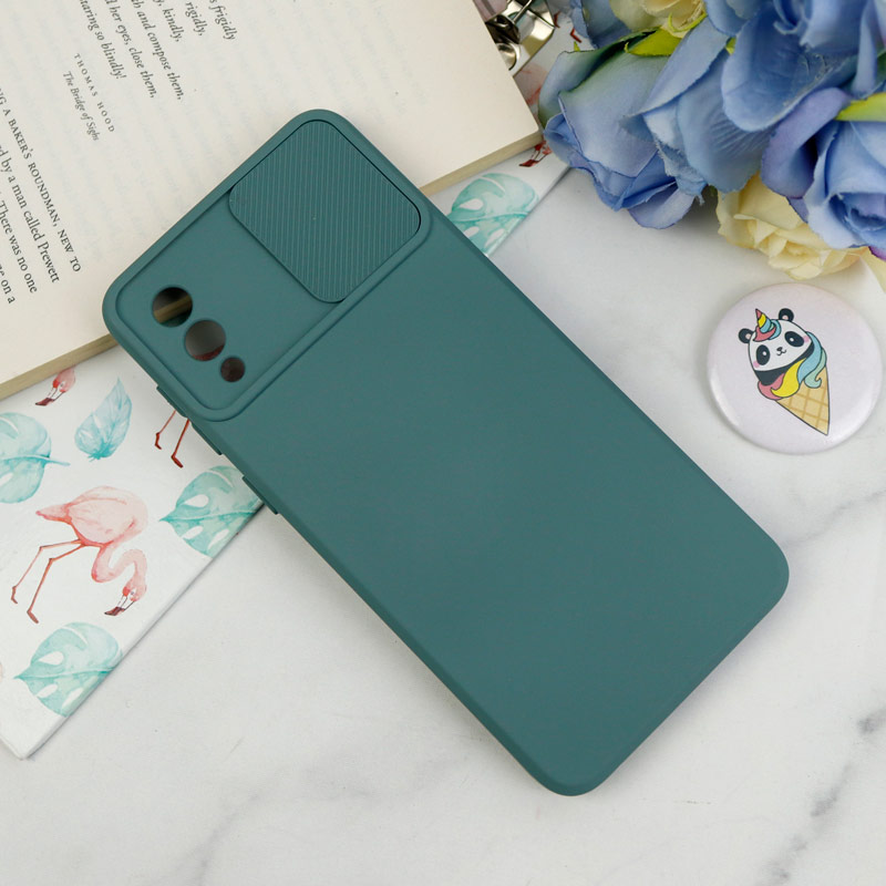 قاب سیلیکونی محافظ لنزدار کشویی Samsung A02 / M02