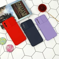 قاب طرح سیلیکونی محافظ لنزدار کشویی Samsung A30s / A50s