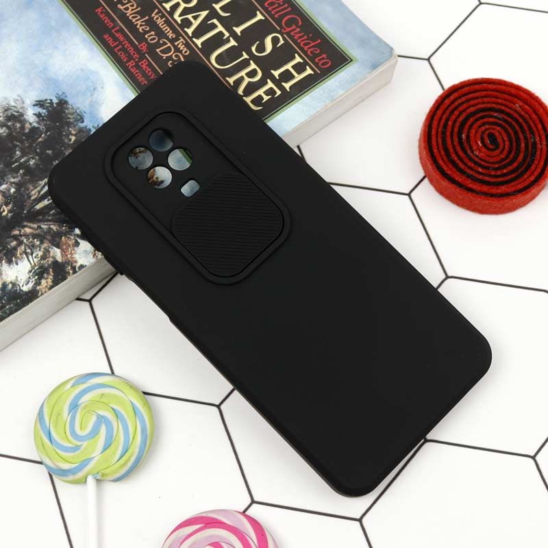 قاب طرح سیلیکونی محافظ لنزدار کشویی Xiaomi Redmi Note 9s / Note 9 Pro