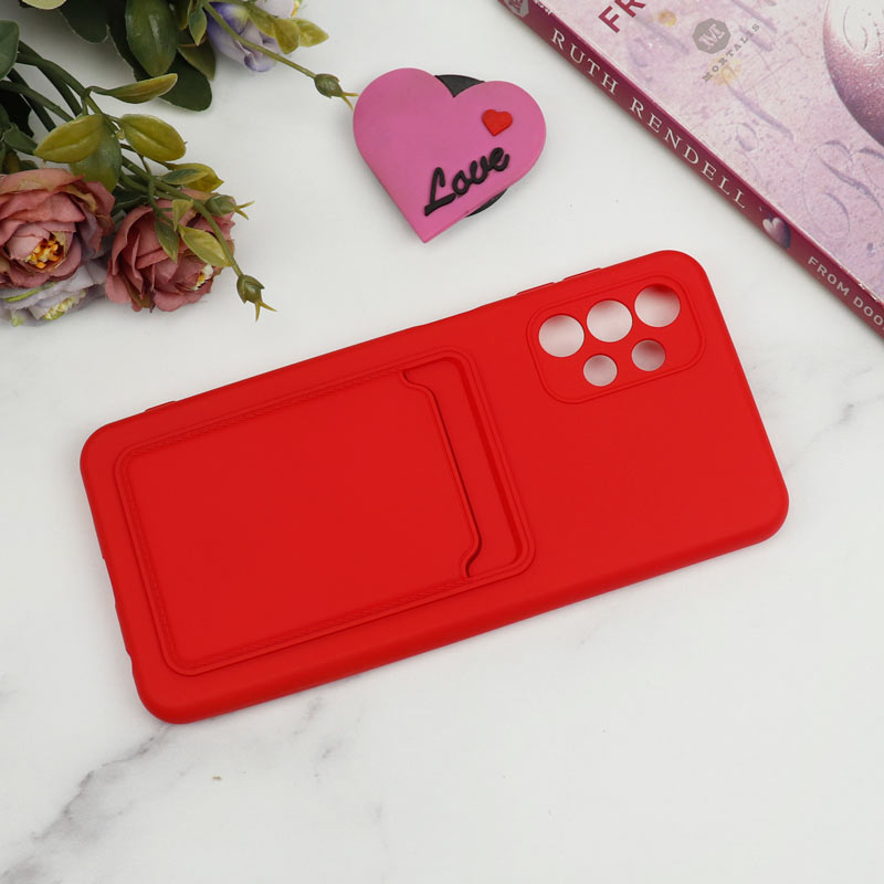 قاب سیلیکونی جاکارتی دار محافظ لنزدار Samsung A32 4G لایت