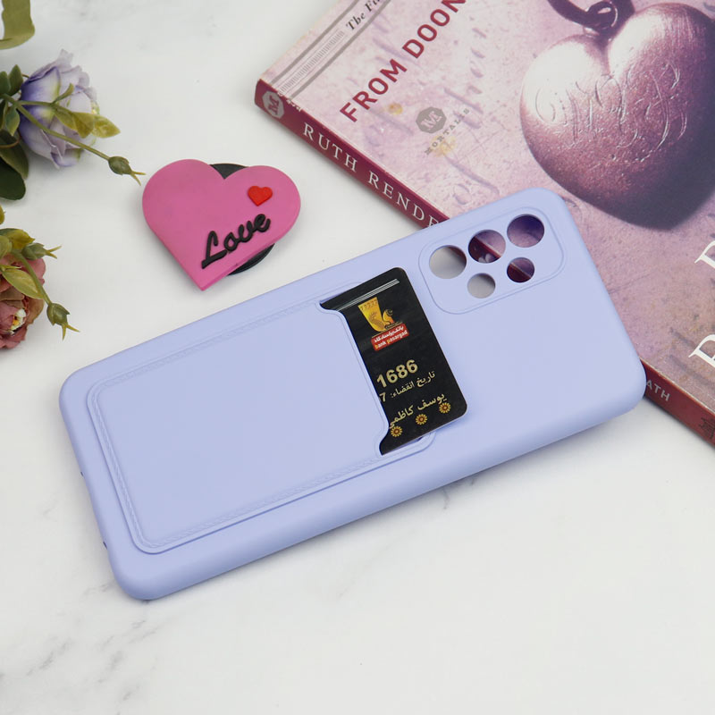 قاب سیلیکونی جاکارتی دار محافظ لنزدار Samsung A32 4G لایت