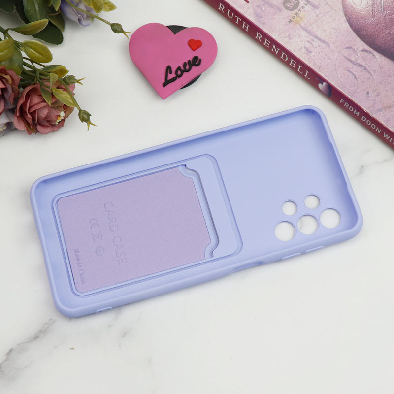 قاب سیلیکونی جاکارتی دار محافظ لنزدار Samsung A32 4G لایت