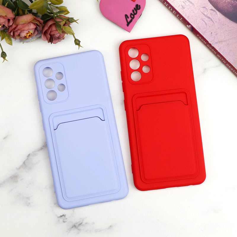 قاب سیلیکونی جاکارتی دار محافظ لنزدار Samsung A32 4G لایت