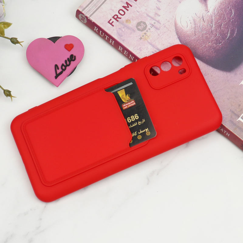 قاب سیلیکونی جاکارتی دار محافظ لنزدار Xiaomi Poco M3 لایت