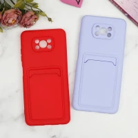 قاب سیلیکونی جاکارتی دار محافظ لنزدار Xiaomi Poco X3 لایت