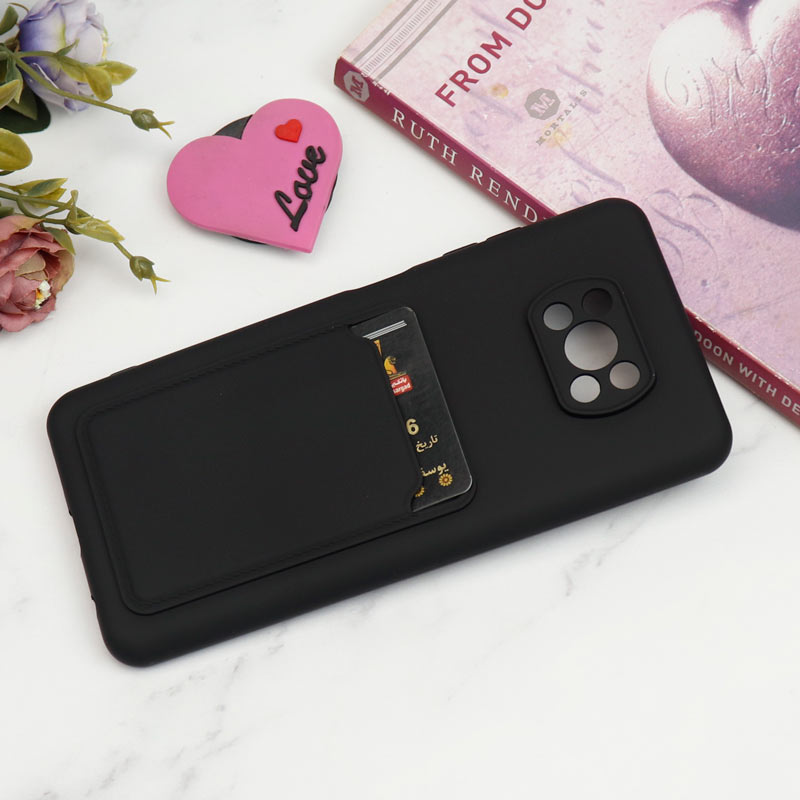 قاب سیلیکونی جاکارتی دار محافظ لنزدار Xiaomi Poco X3