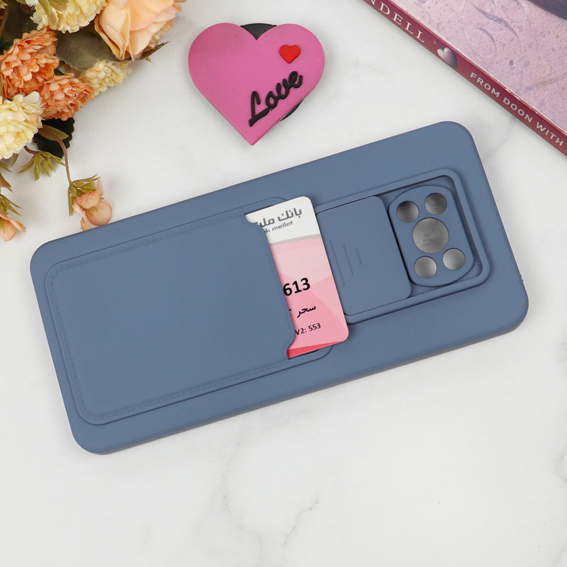 قاب سیلیکونی جاکارتی دار محافظ لنزدار Xiaomi Poco X3