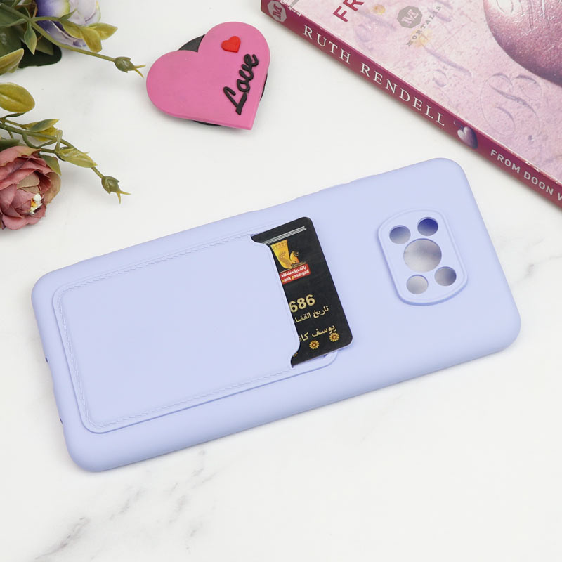 قاب سیلیکونی جاکارتی دار محافظ لنزدار Xiaomi Poco X3 لایت