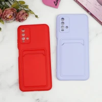 قاب سیلیکونی جاکارتی دار محافظ لنزدار Xiaomi Redmi 9T لایت