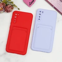 قاب سیلیکونی جاکارتی دار محافظ لنزدار Xiaomi Redmi Note 8 لایت