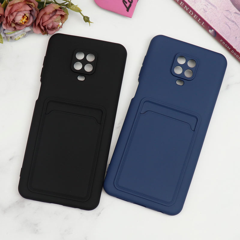 قاب سیلیکونی جاکارتی دار محافظ لنزدار Xiaomi Redmi Note 9s / Note 9 Pro