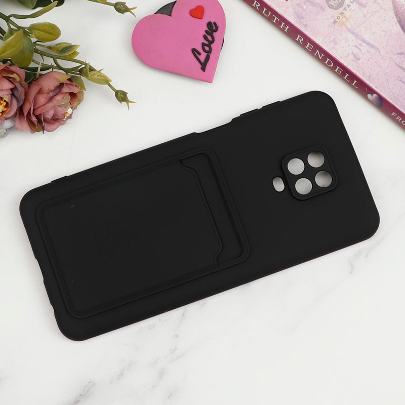 قاب سیلیکونی جاکارتی دار محافظ لنزدار Xiaomi Redmi Note 9s / Note 9 Pro