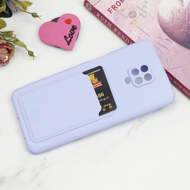 قاب سیلیکونی جاکارتی دار محافظ لنزدار Xiaomi Redmi Note 9s / Note 9 Pro لایت