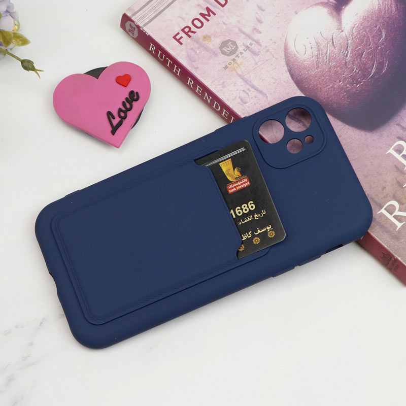 قاب سیلیکونی جاکارتی دار محافظ لنزدار iPhone 11