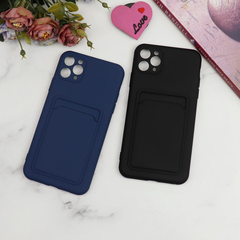 قاب سیلیکونی جاکارتی دار محافظ لنزدار iPhone 11 Pro Max