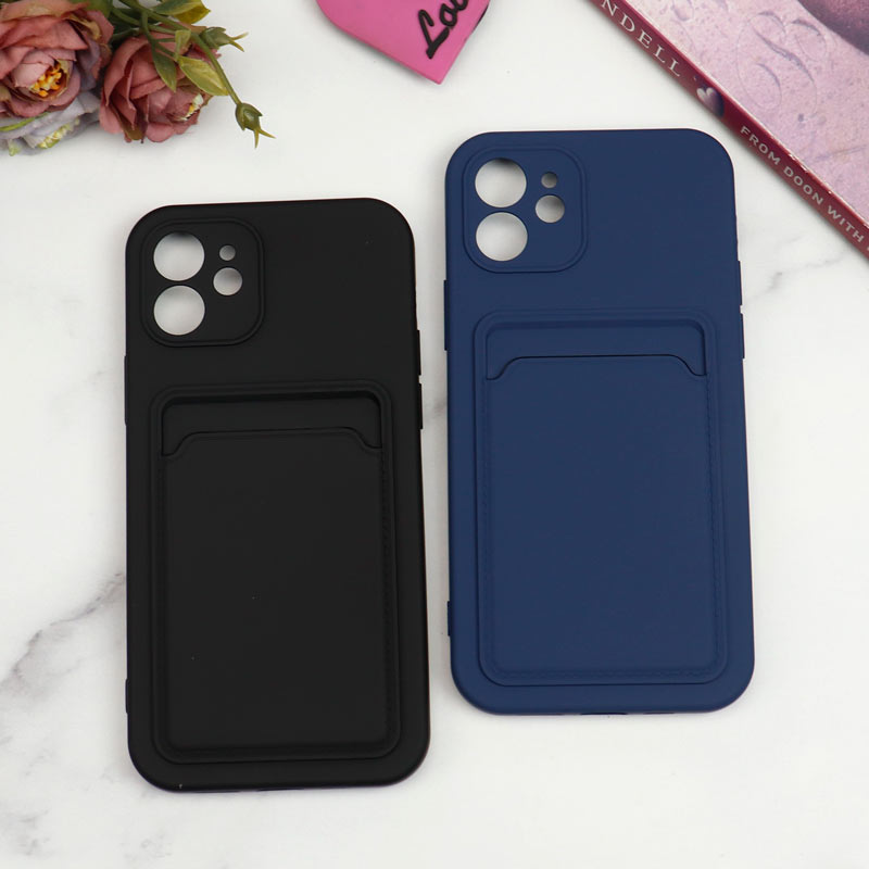 قاب سیلیکونی جاکارتی دار محافظ لنزدار iPhone 12