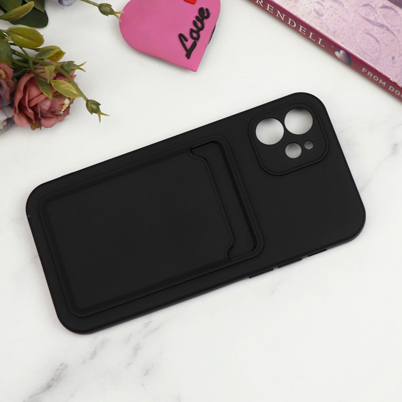 قاب سیلیکونی جاکارتی دار محافظ لنزدار iPhone 12