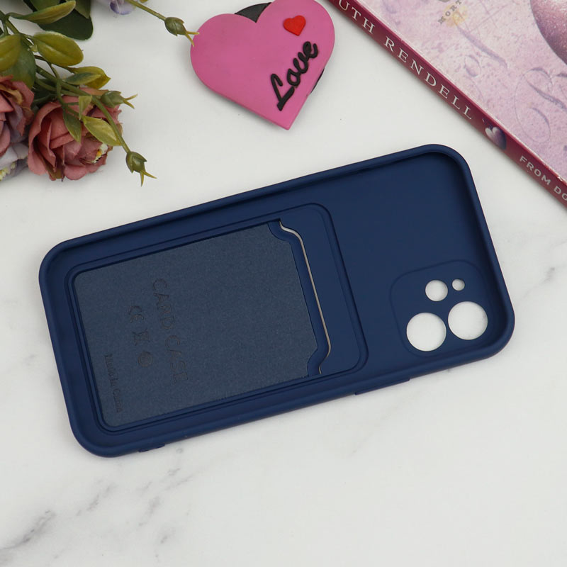 قاب سیلیکونی جاکارتی دار محافظ لنزدار iPhone 12