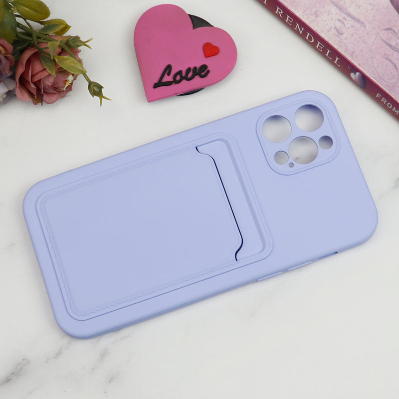 قاب سیلیکونی جاکارتی دار محافظ لنزدار iPhone 12 Pro لایت