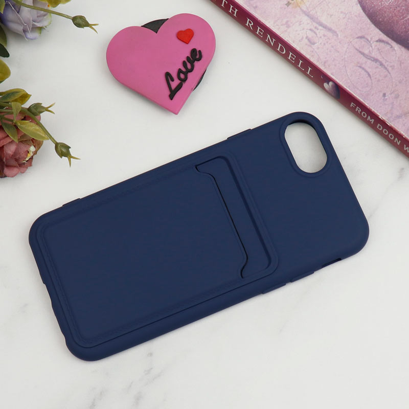 قاب سیلیکونی جاکارتی دار iPhone 7/8