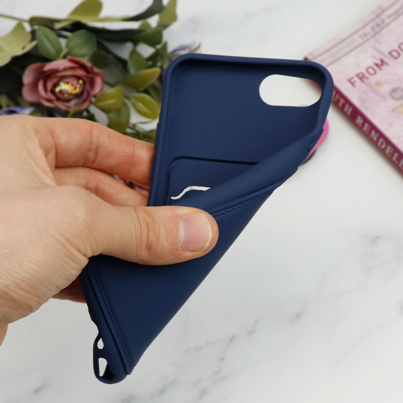 قاب سیلیکونی جاکارتی دار iPhone 7/8