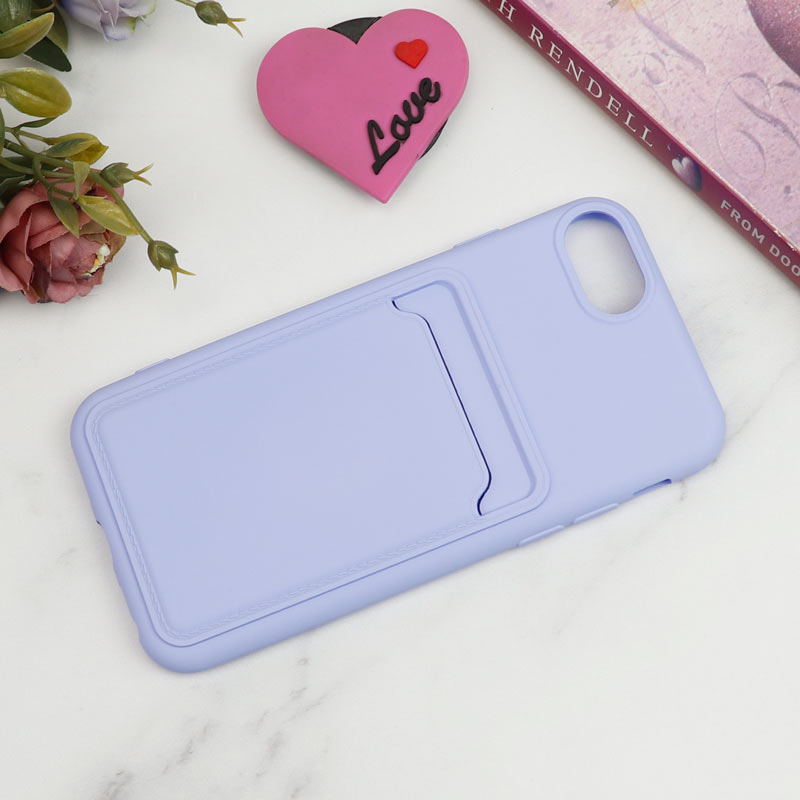 قاب سیلیکونی جاکارتی دار iPhone 7/8 لایت