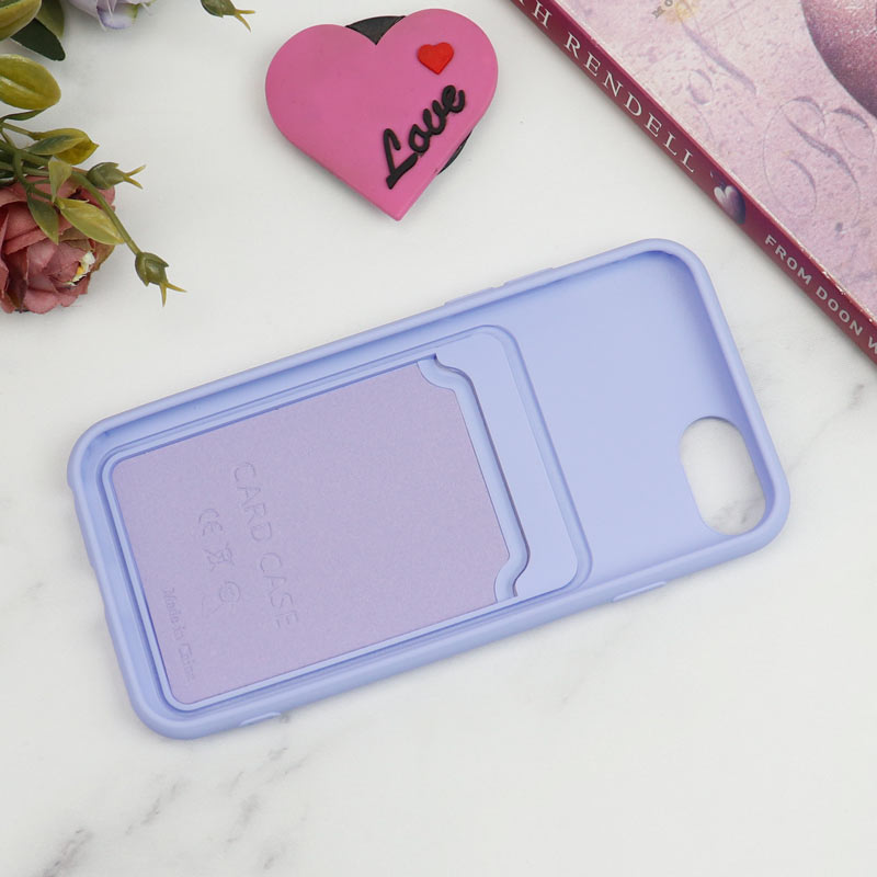 قاب سیلیکونی جاکارتی دار iPhone 7/8 لایت