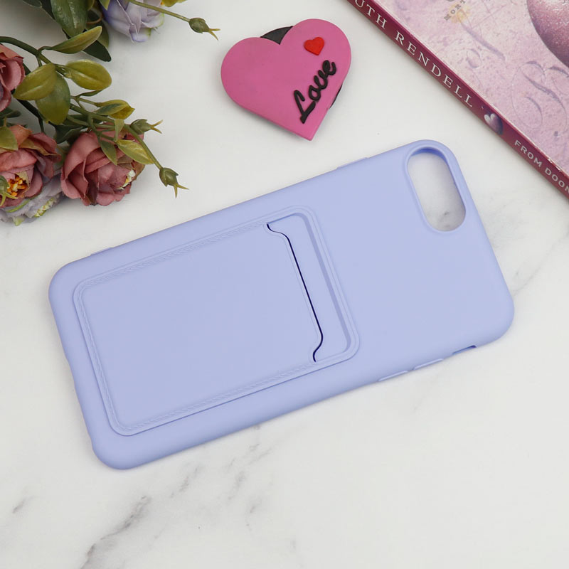 قاب سیلیکونی جاکارتی دار  iPhone 7 Plus / 8 Plus لایت